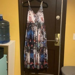 Blackmilk Limited Edition Dress, Painted Style Maxi Dress